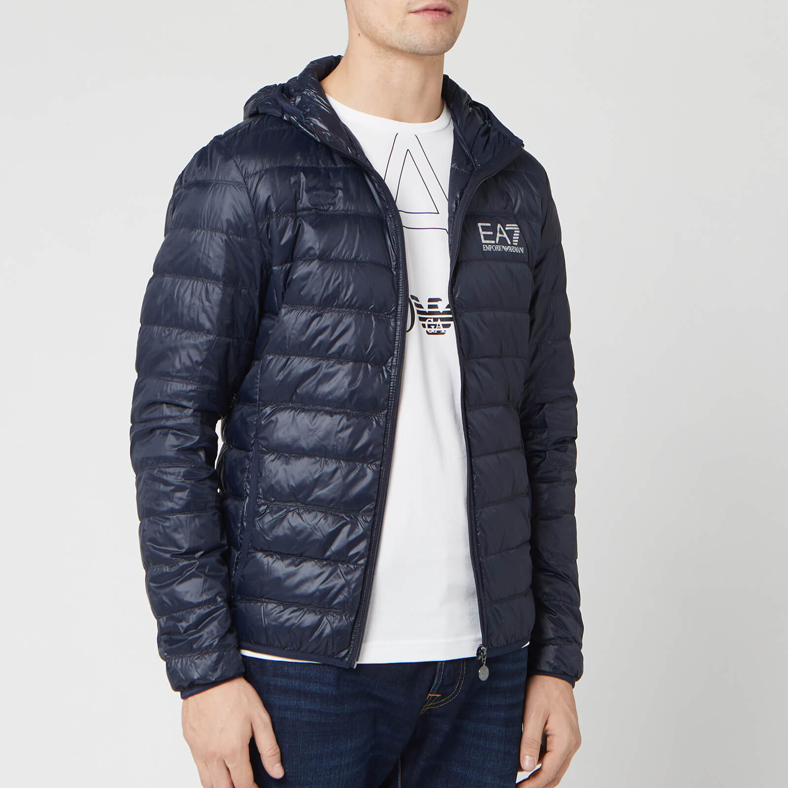 Emporio Armani EA7 Men's Down Hooded 