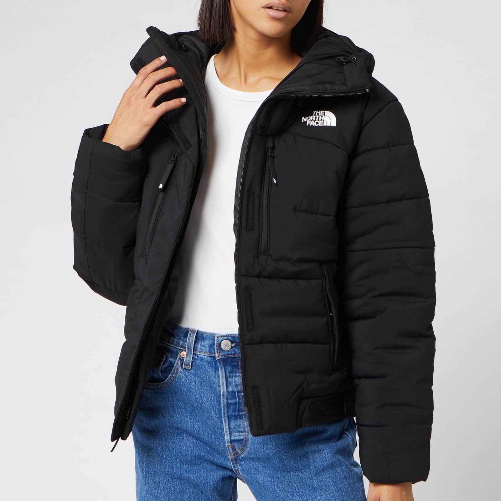 womens black puffer jacket north face
