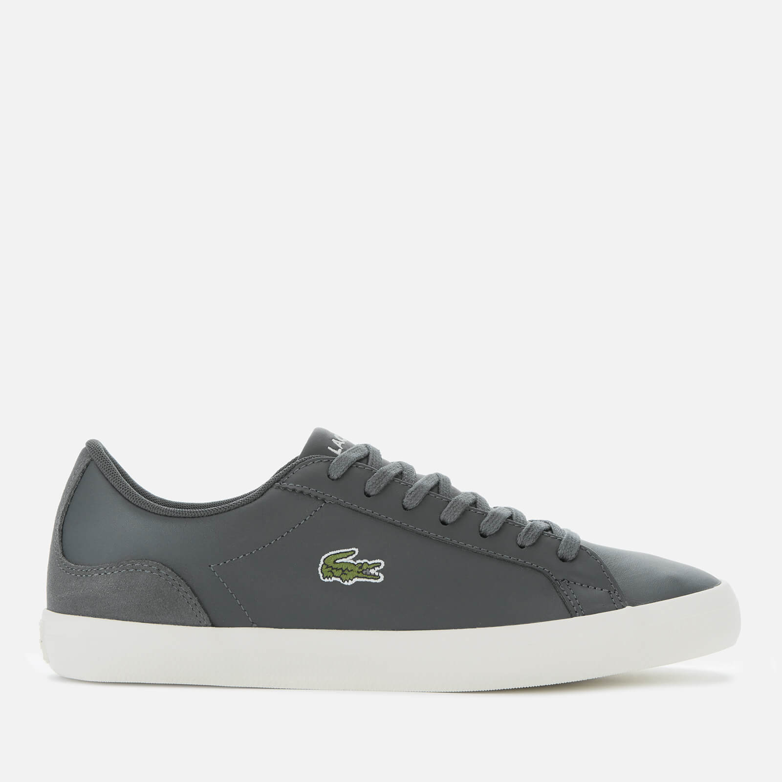 grey lacoste trainers mens