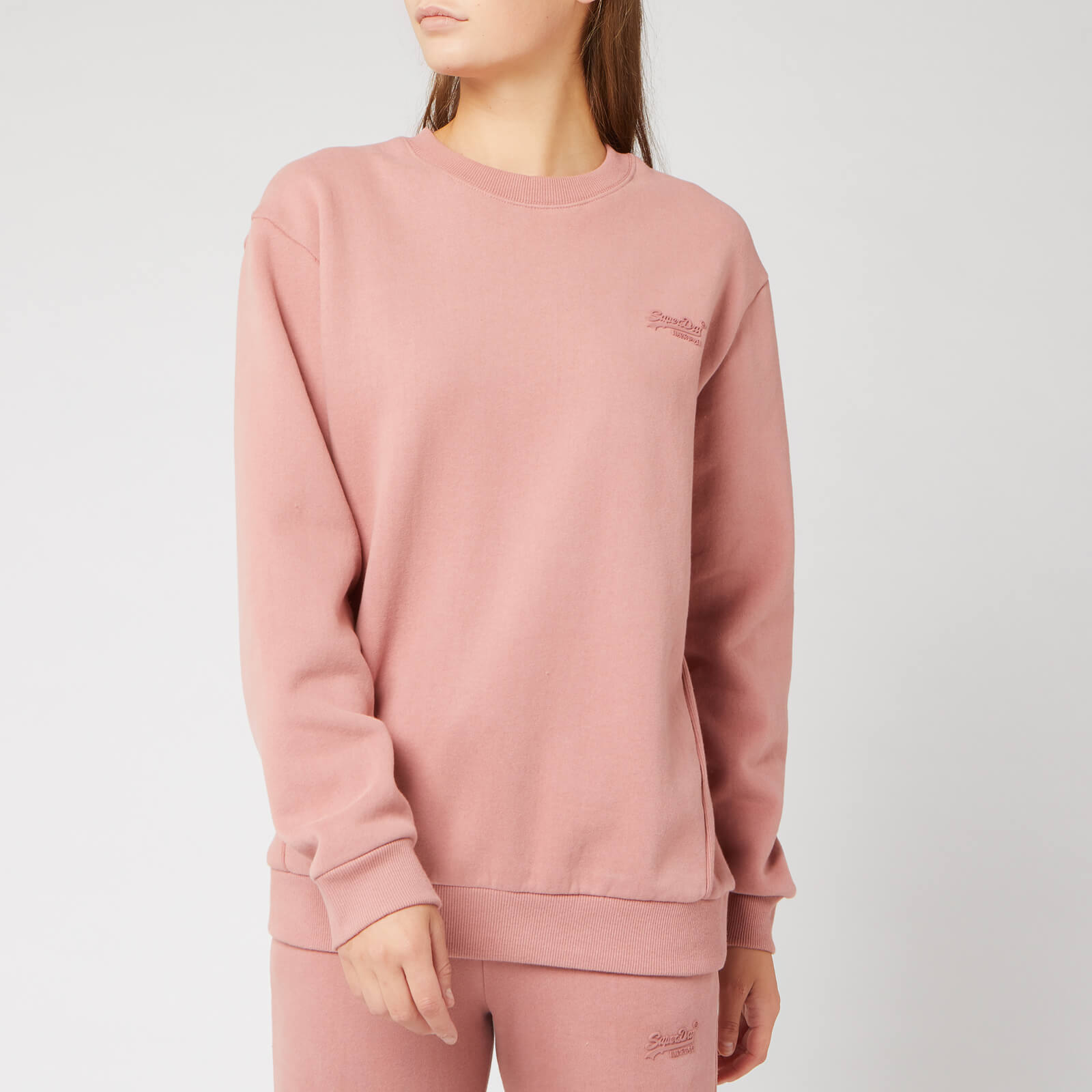 superdry pink sweatshirt