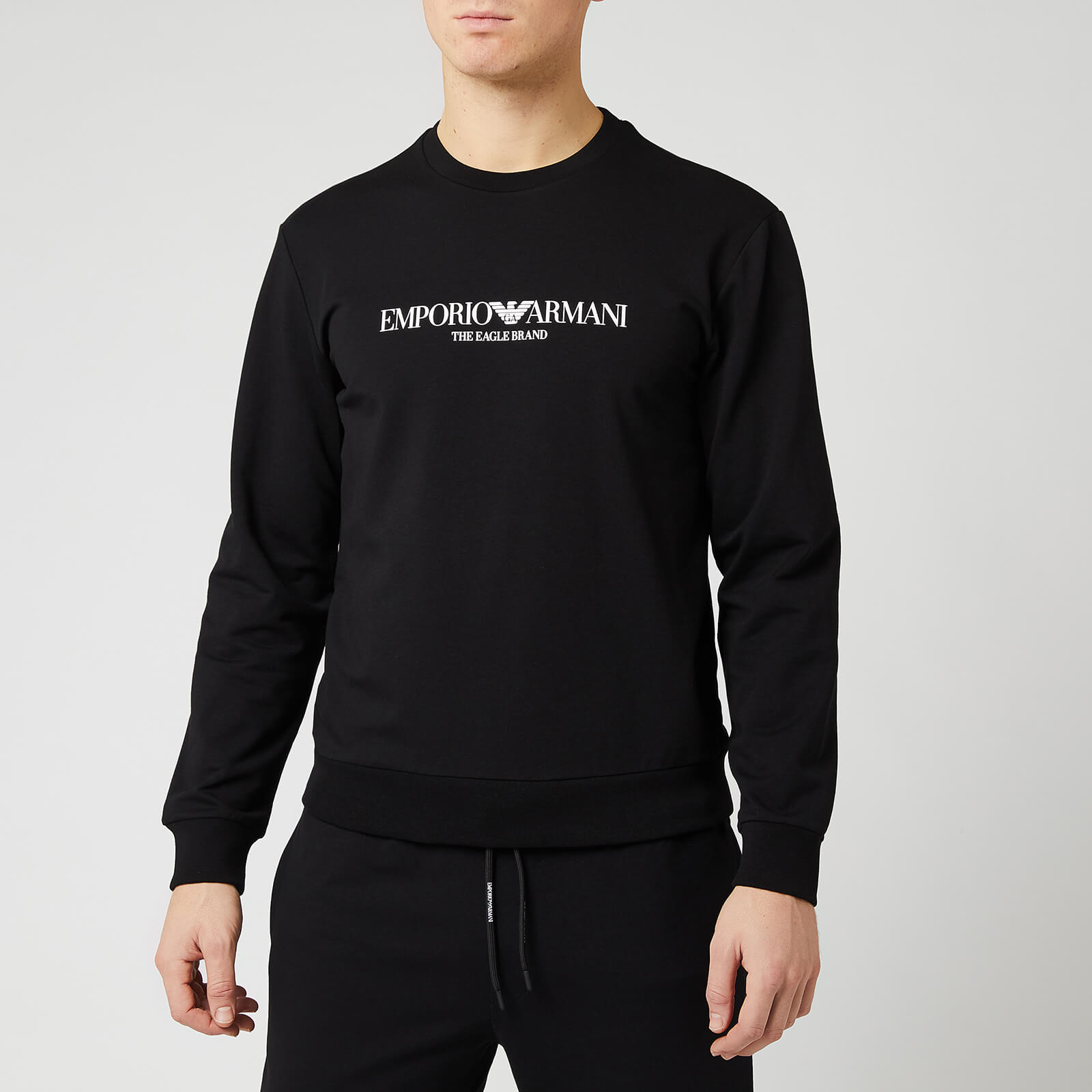 emporio armani black sweatshirt