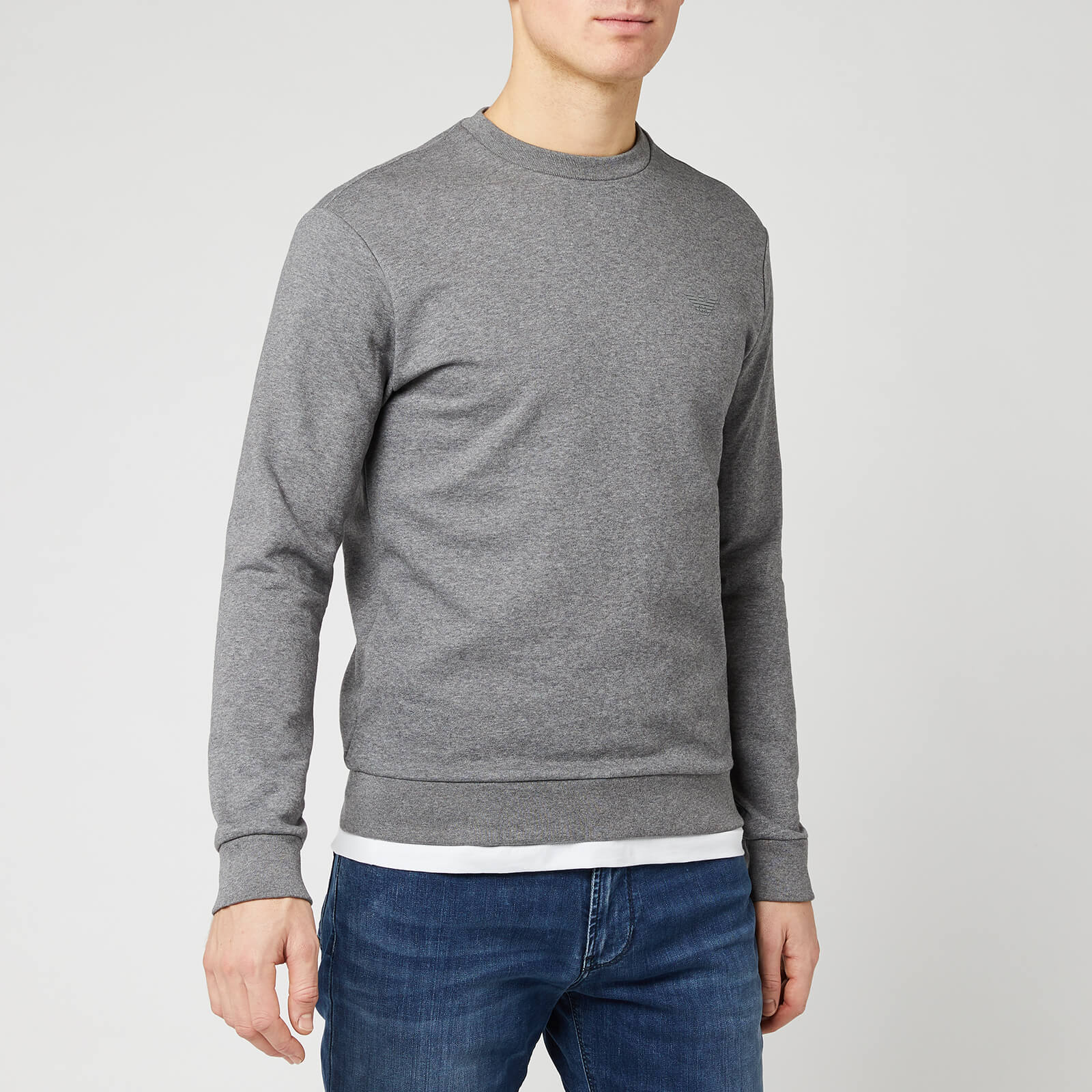 emporio armani sweatshirt grey
