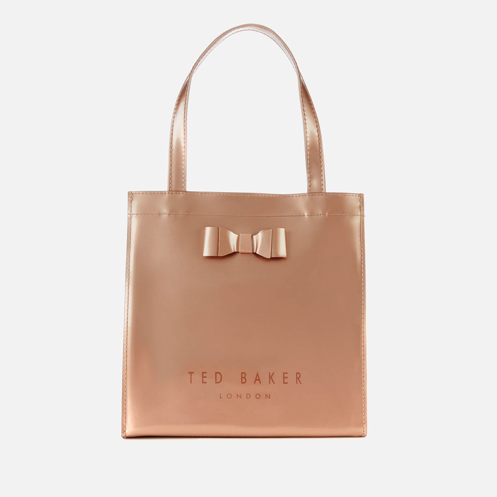 Ted Baker Women's Silicon Bow Detail Small Icon Bag - Rosegold