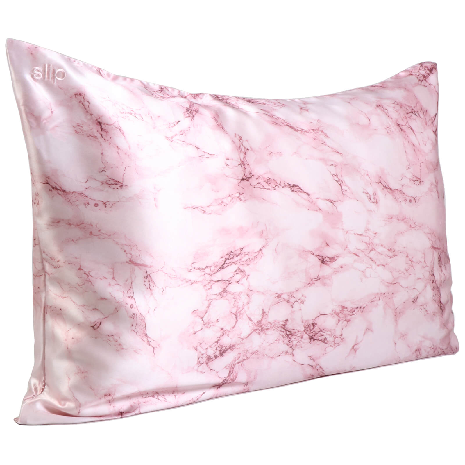 Slip Pink Marble Pillowcase Queen SLIP Pink Marble Silk Pillowcase