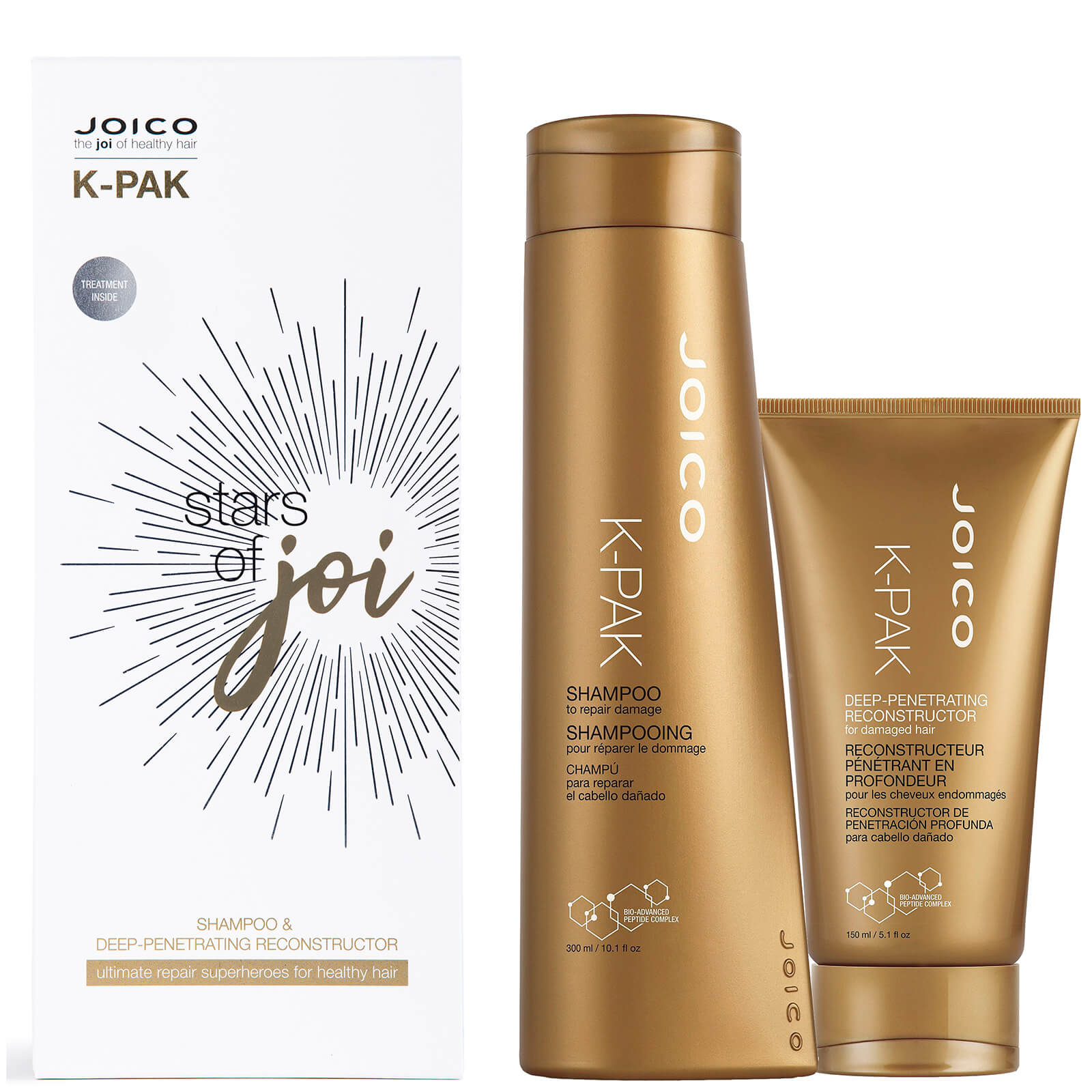 Joico Stars Of Joi K Pak Shampoo 300ml And Deep Penetrating