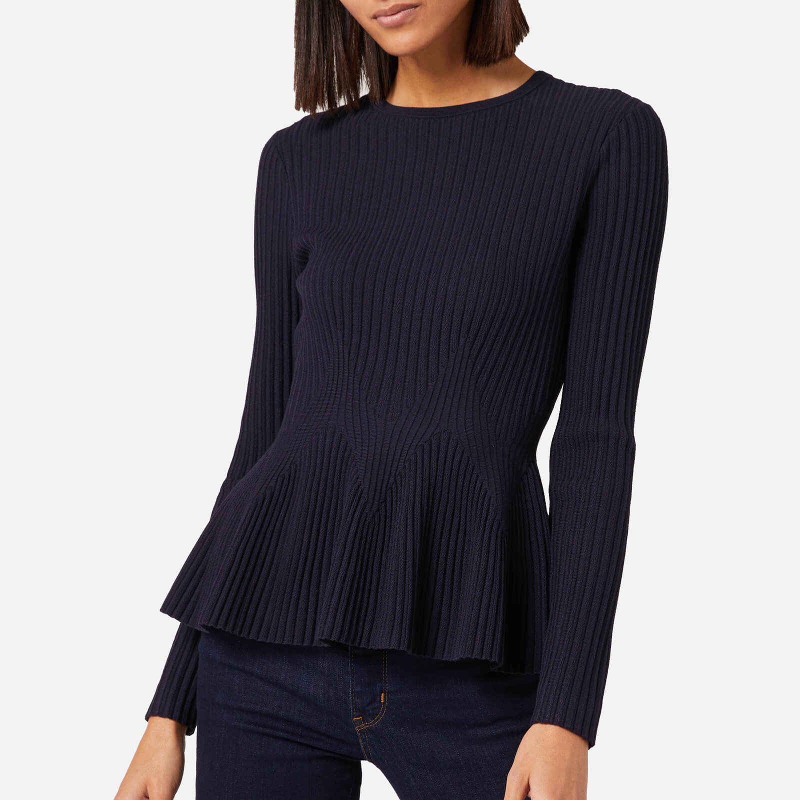 Peplum jumper sales shirt