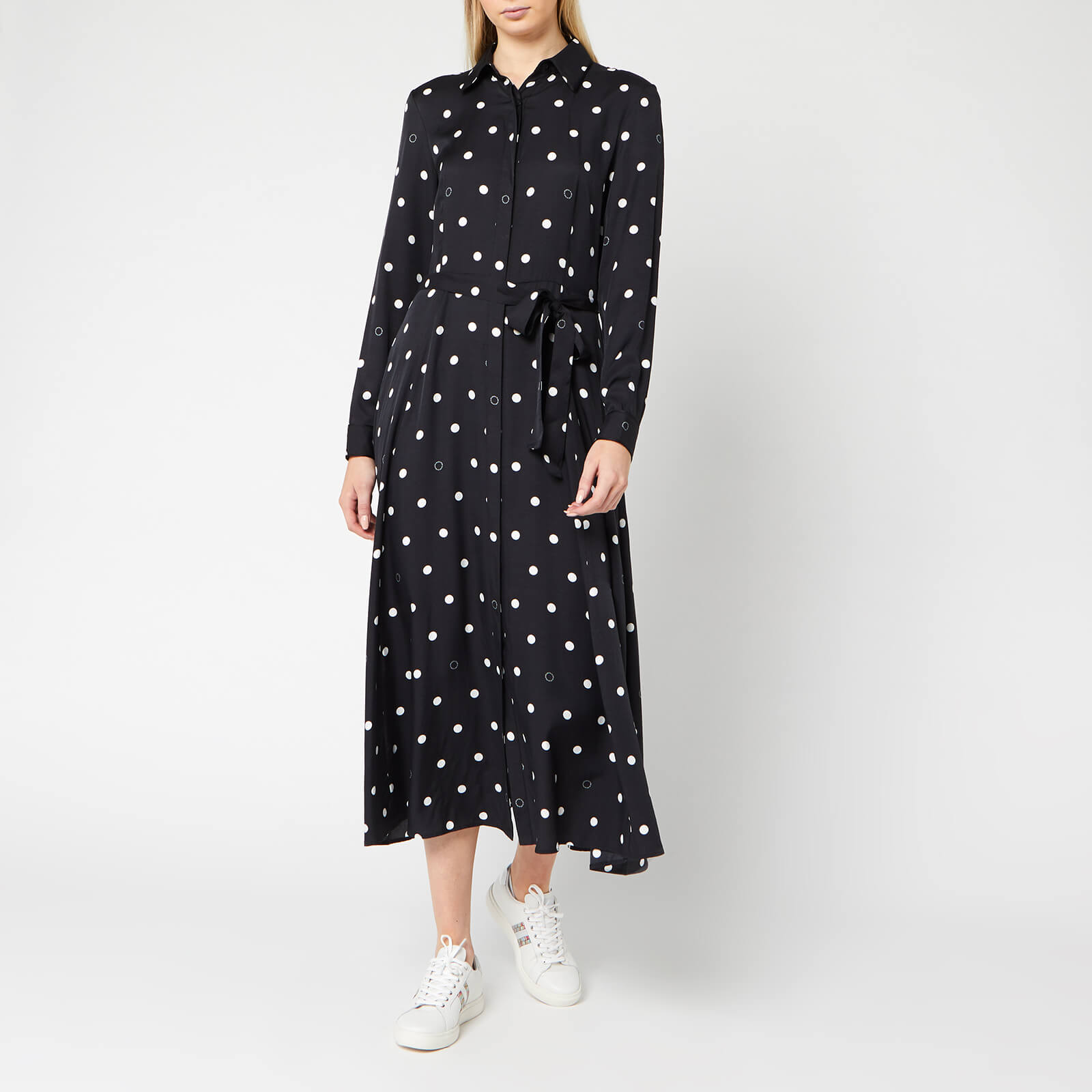 hugo boss polka dot dress