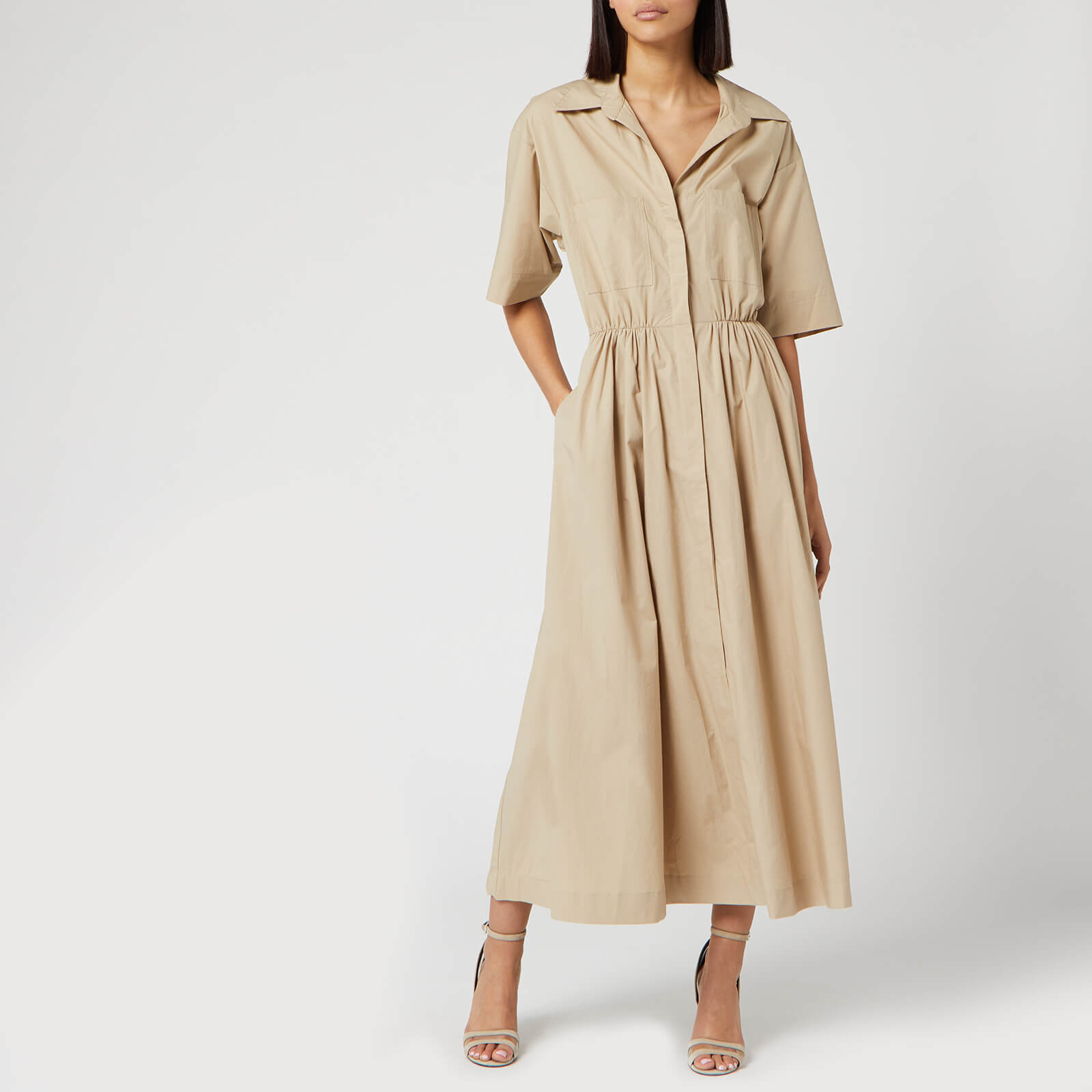 safari shirt dress