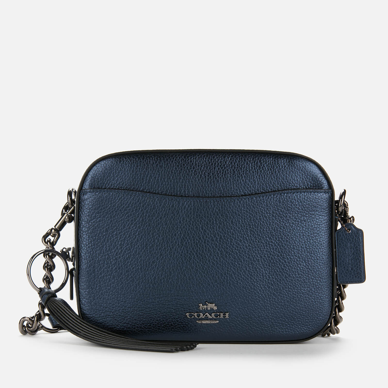 coach camera bag blue