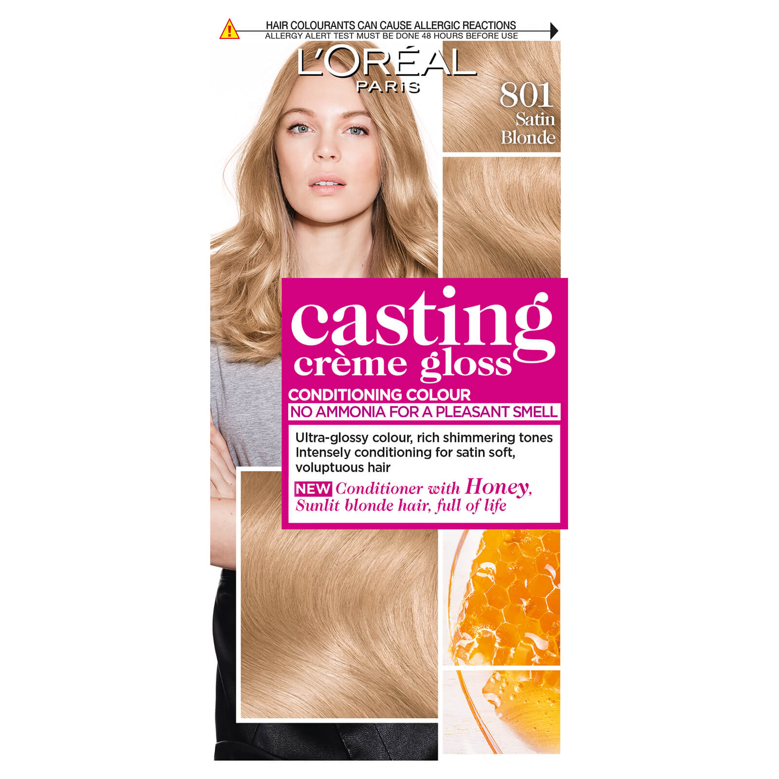 L Oreal Paris Casting Creme Gloss 801 Satin Blonde Semi Permanent