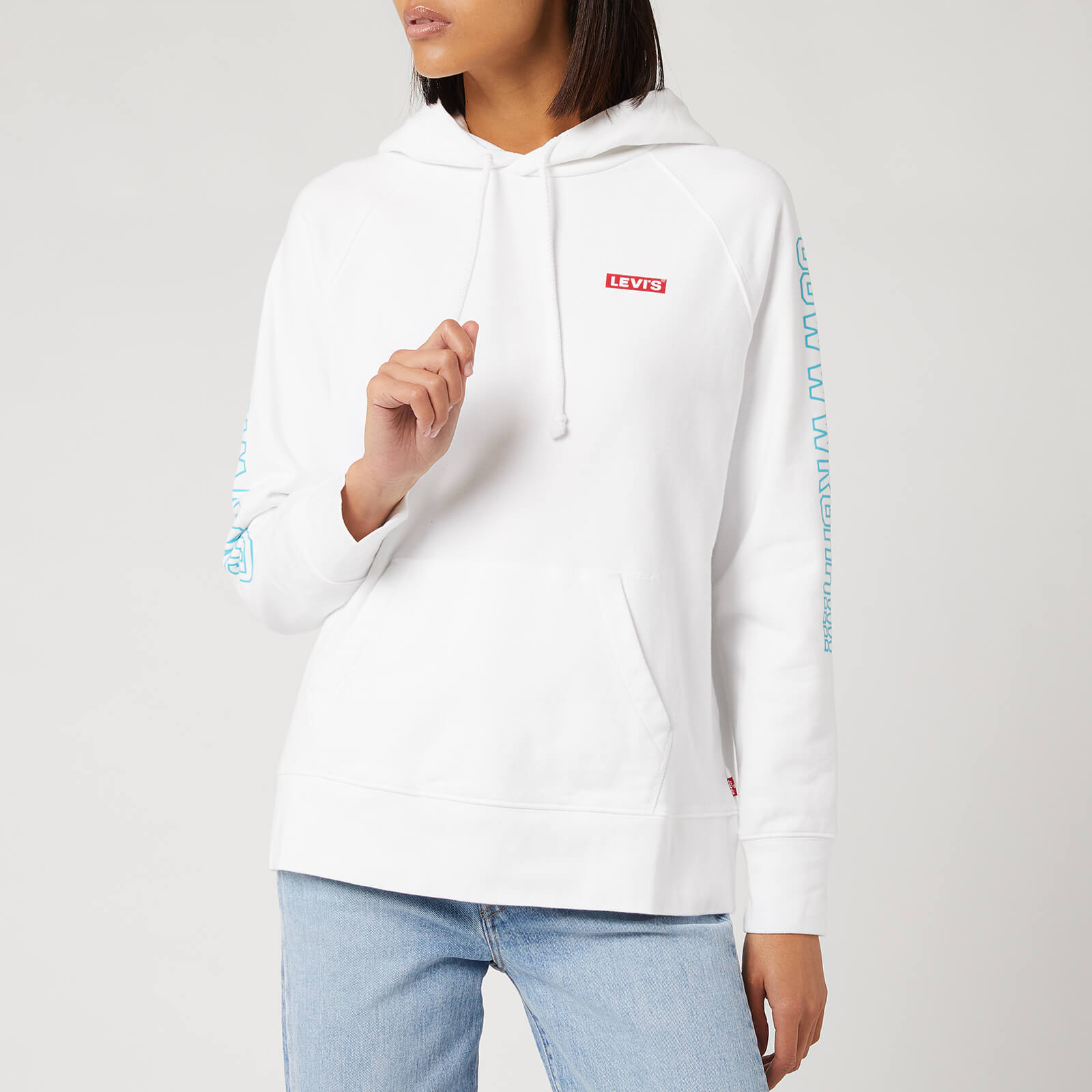 white levi's sweatshirt womens