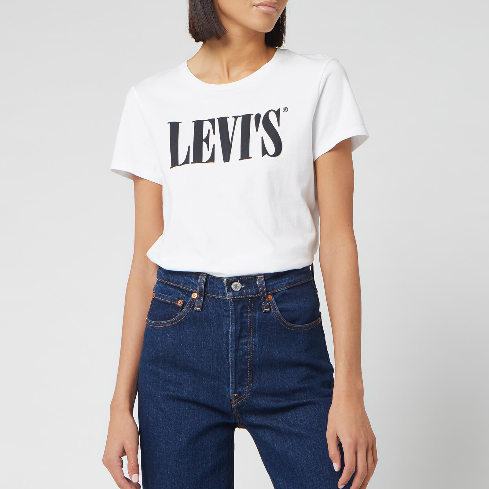 levis white top womens