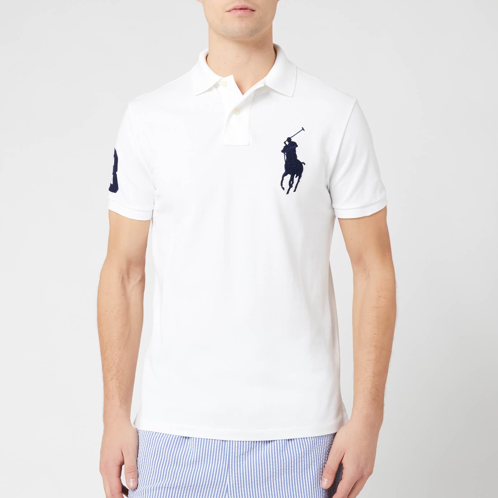 white polo shirt mens ralph lauren