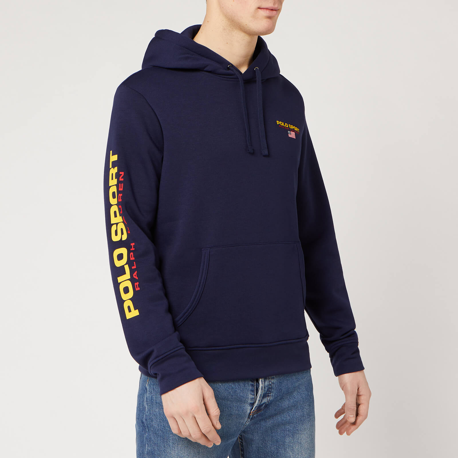 polo over hoodie