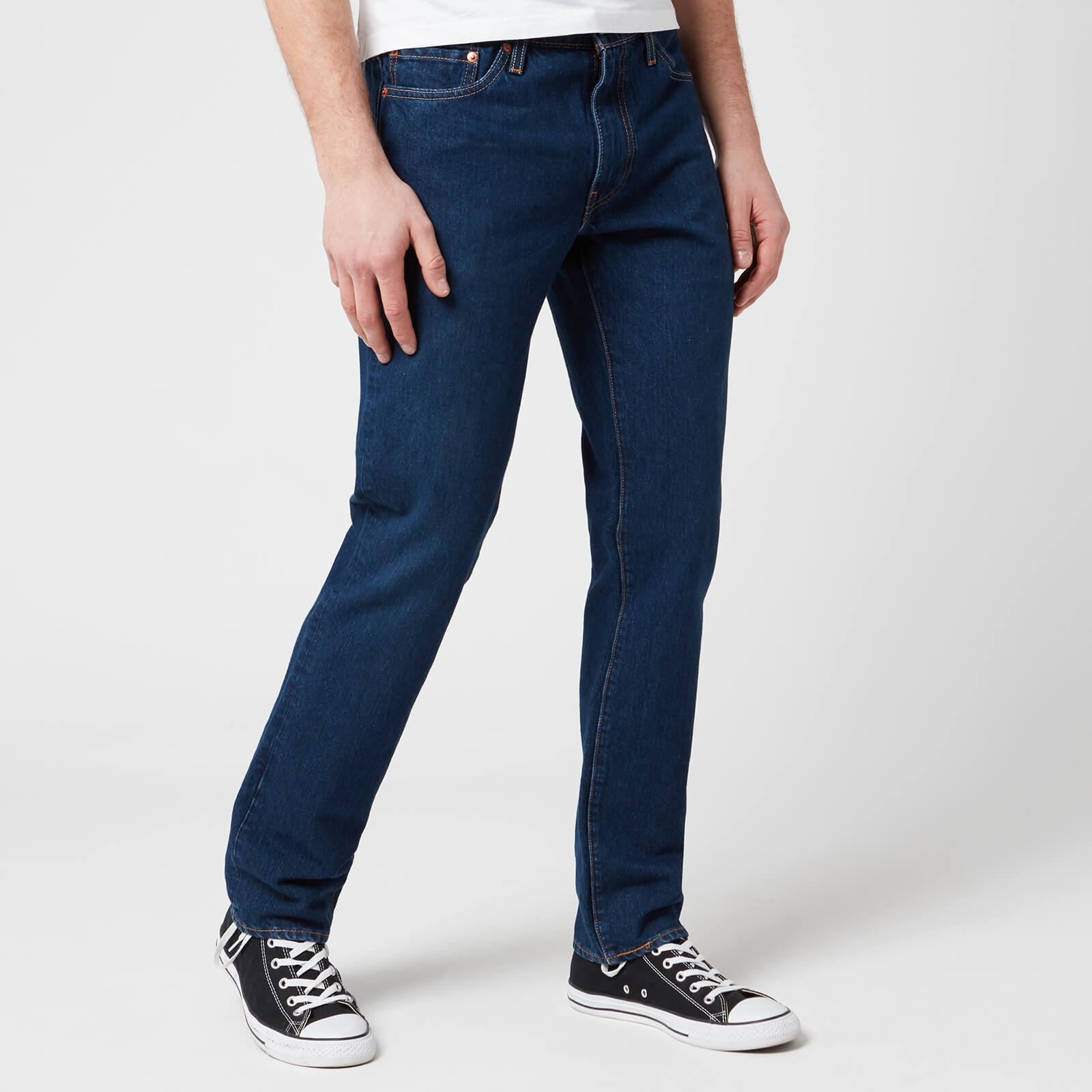 levi's men's 511 dark blue slim fit jeans