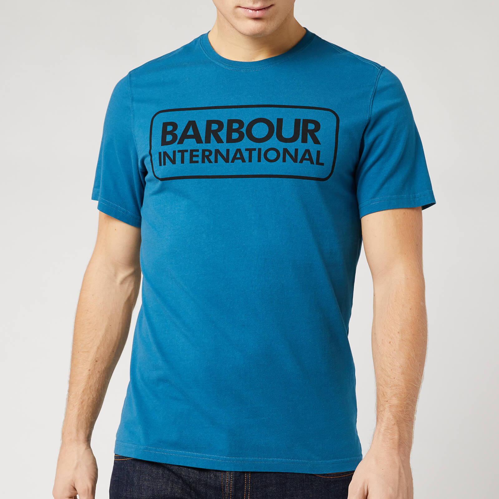 barbour international black t shirt