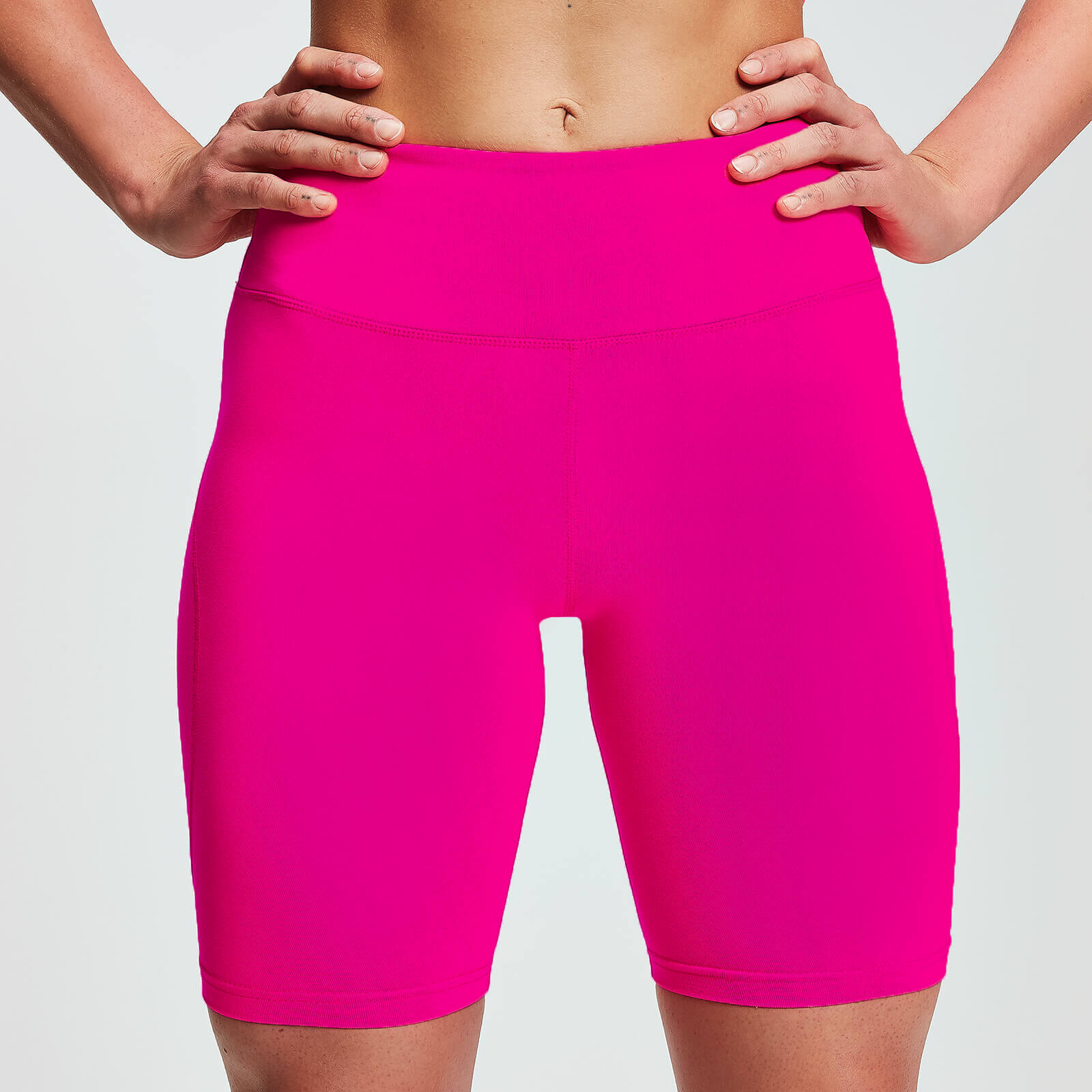 pink cycling shorts