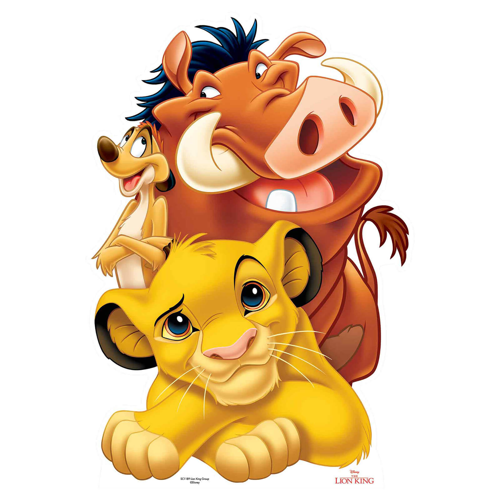 Lion King Group (Simba, Timon and Pumbaa) Life Size Cut-Out ...