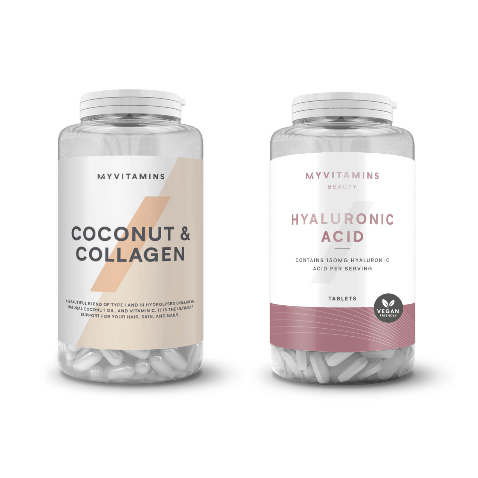 Myvitamins Coconut And Collagen Hyaluronic Acid Bundle Myvitamins