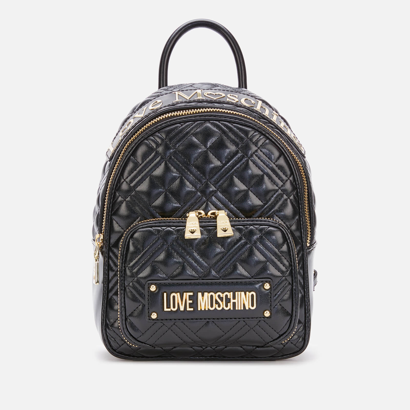 love moschino black backpack