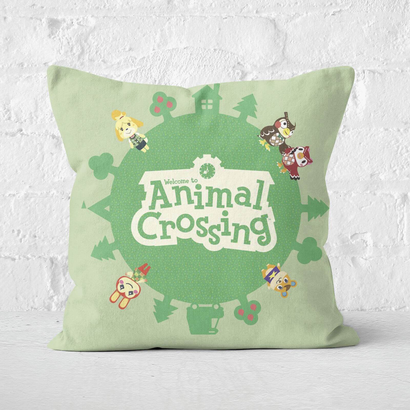 Animal Crossing Square Cushion Homeware Zavvi