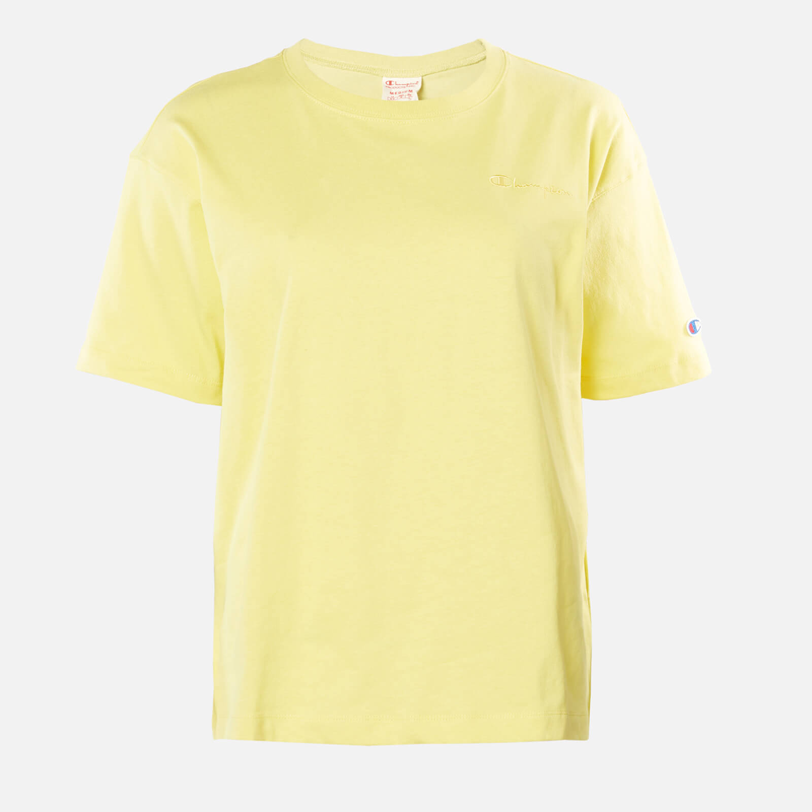 champion tshirt yellow