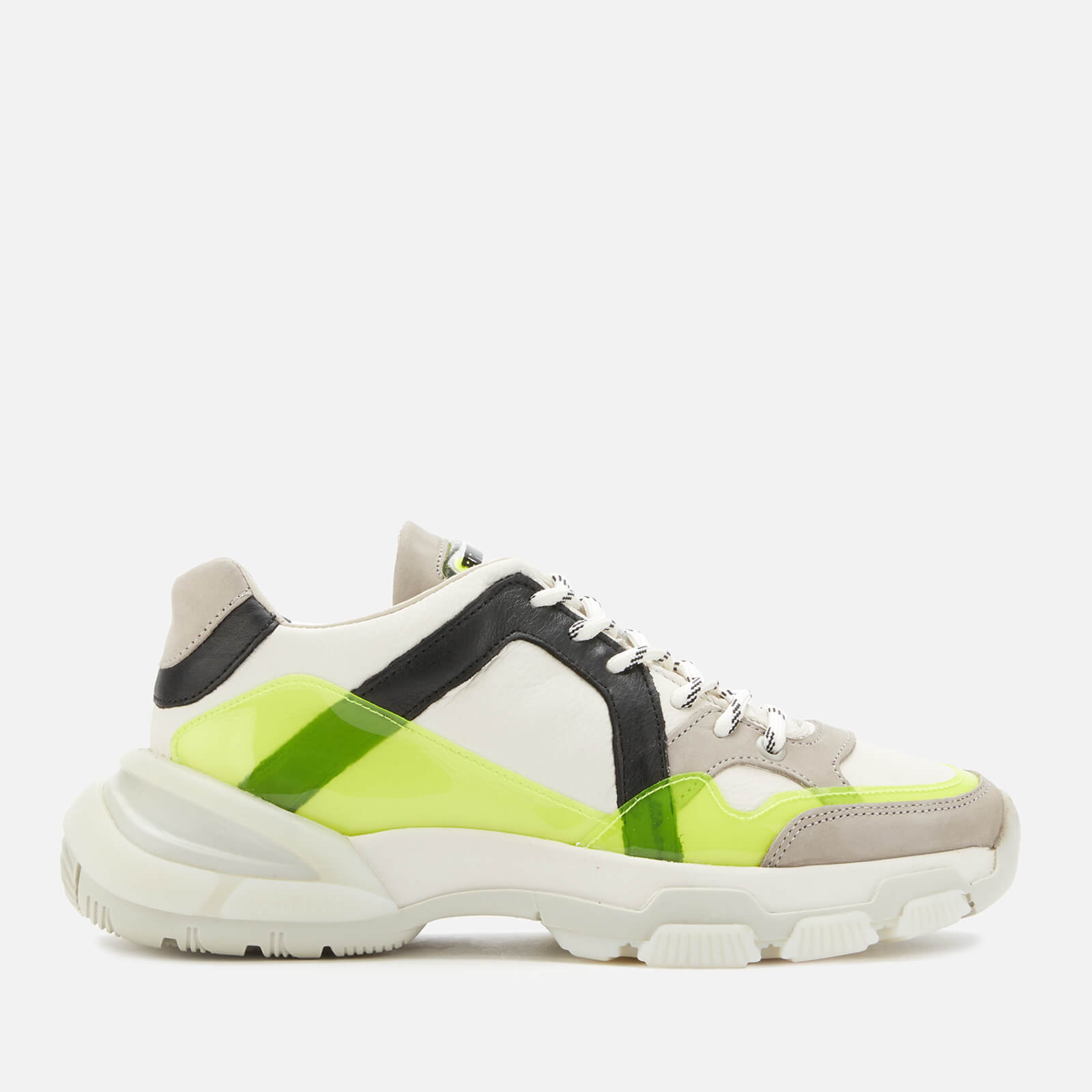 bronx black suede chunky sole trainers