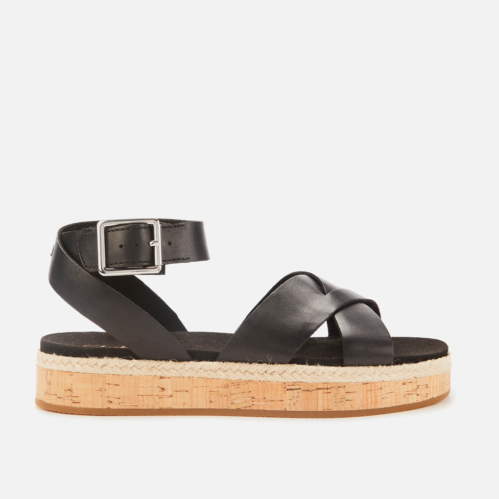 black poppy sandals