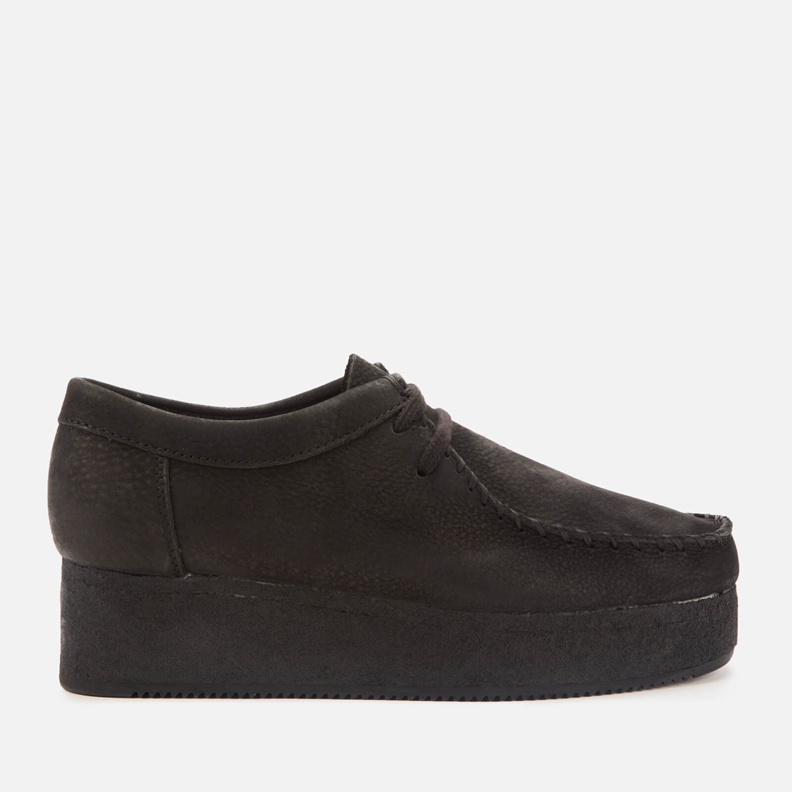 black flatform shoes