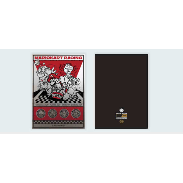 Zavvi Exclusive Mario Kart Screen Print Zavvi Exclusive Mario Kart Screen Print