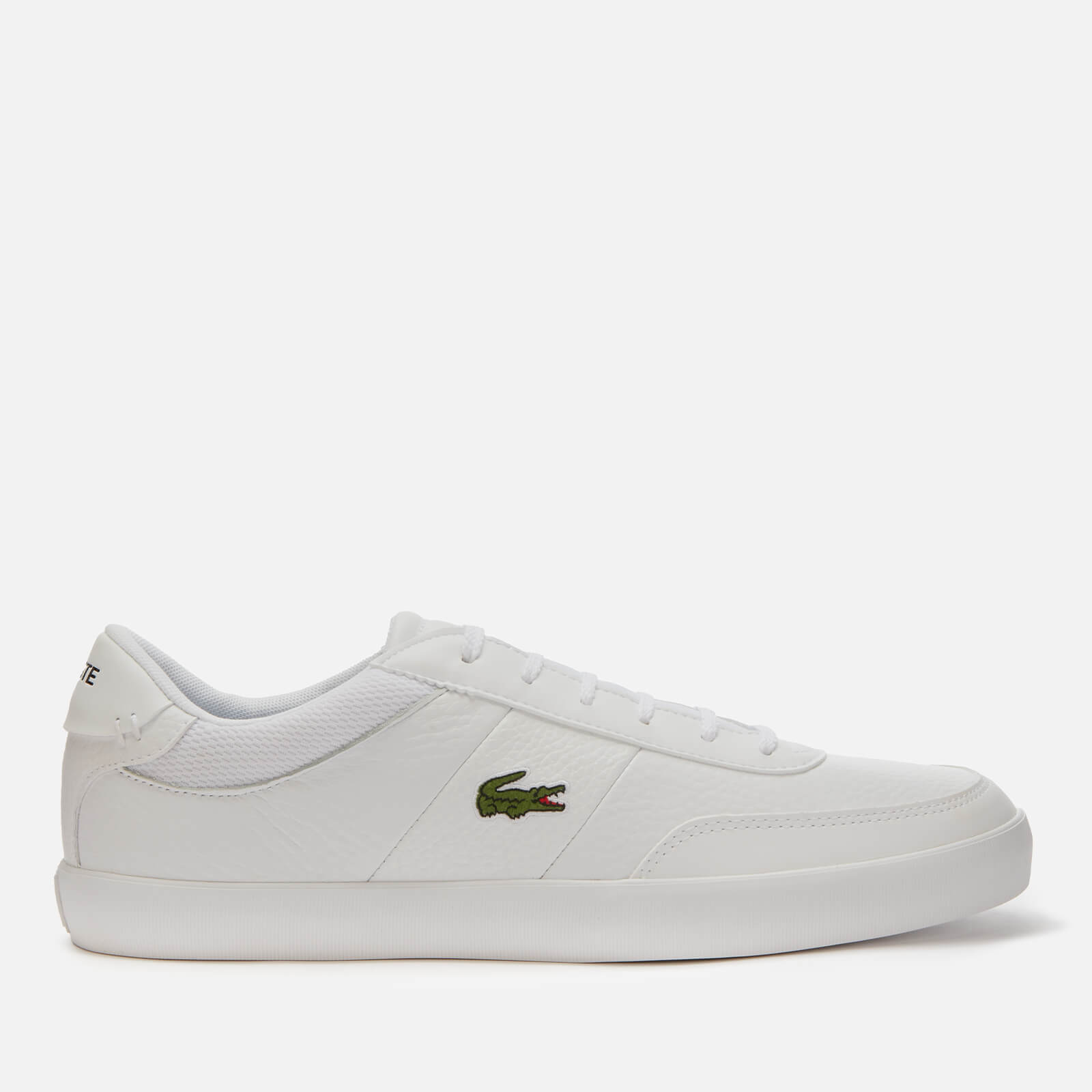 lacoste court master trainers white