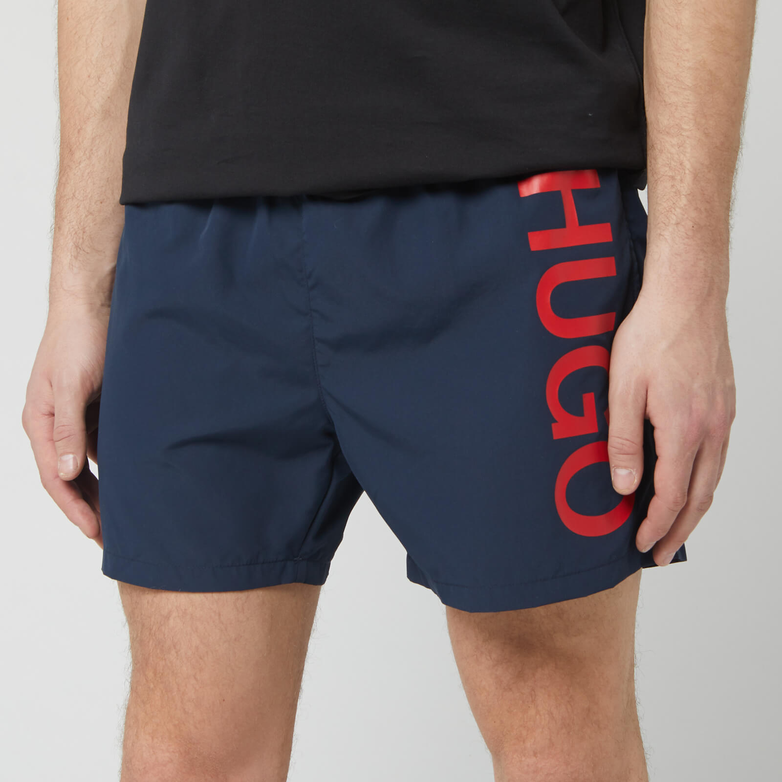 hugo boss swim shorts navy