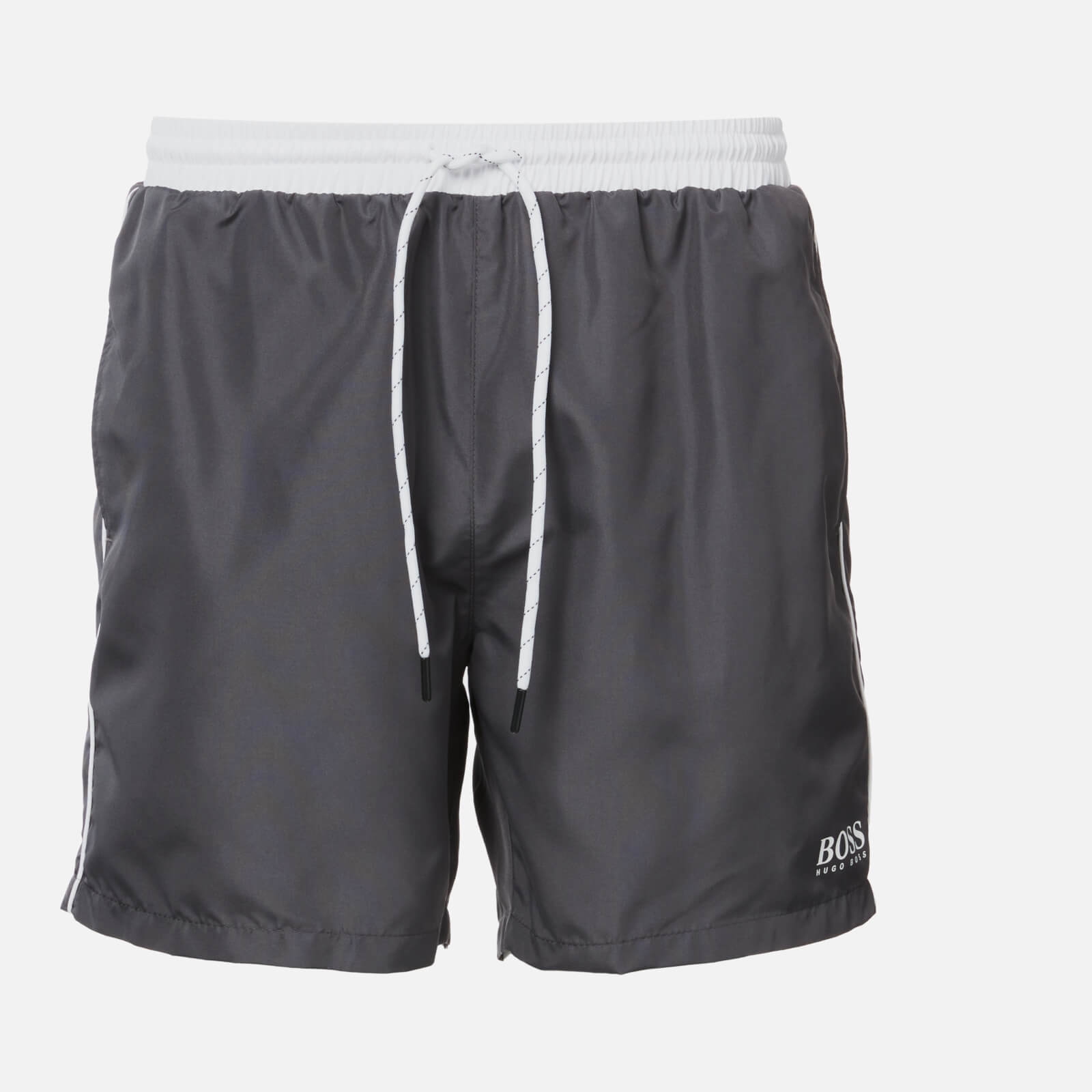 grey hugo boss swim shorts