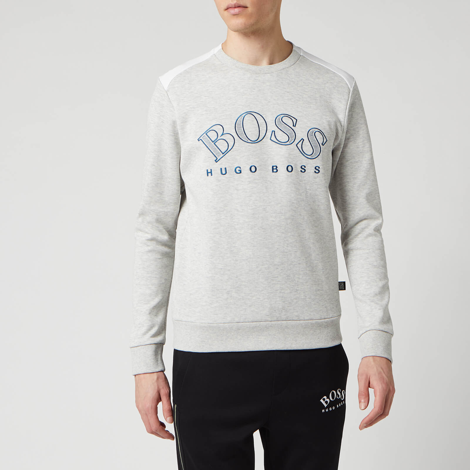 hugo boss salbo sweatshirt grey