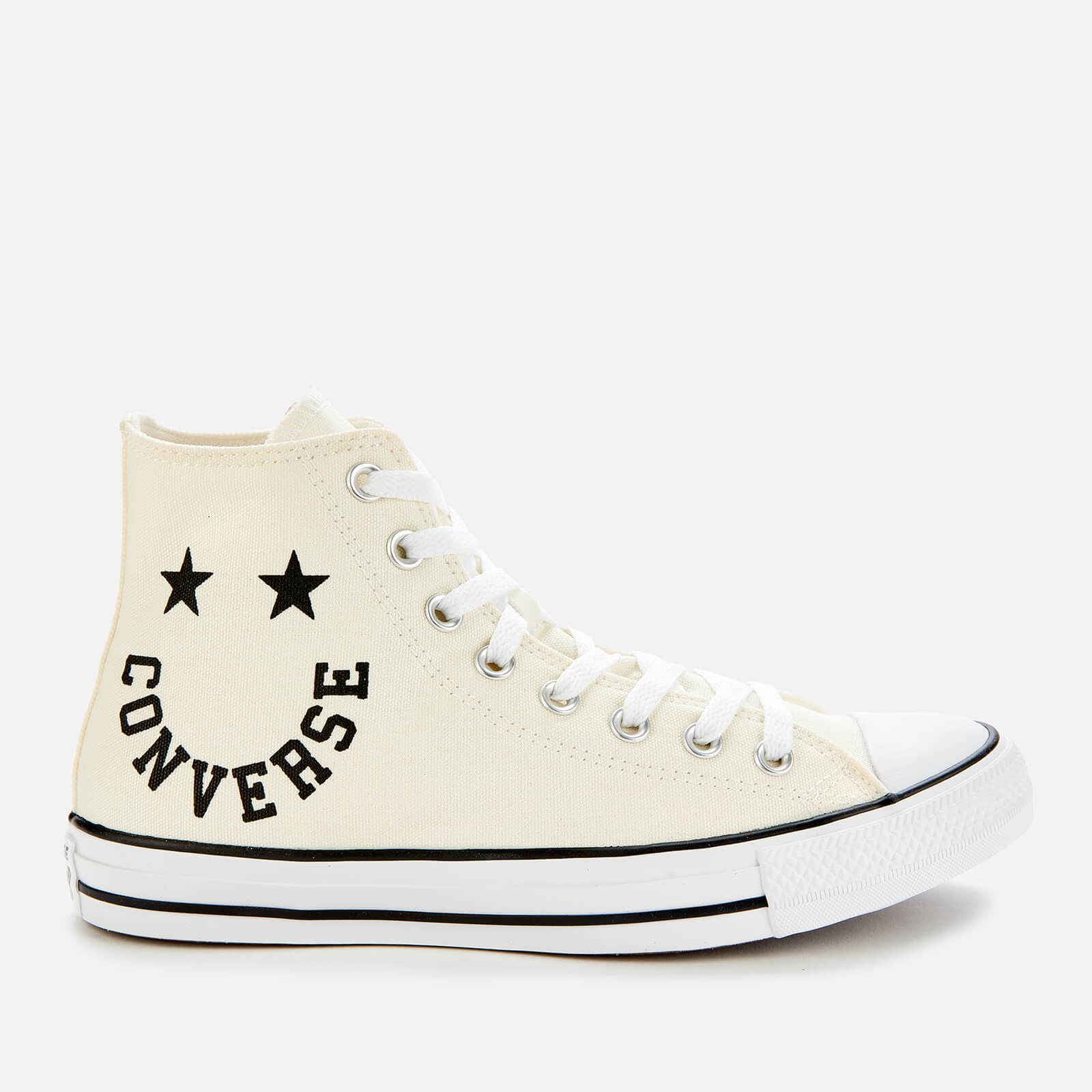white converse trainers
