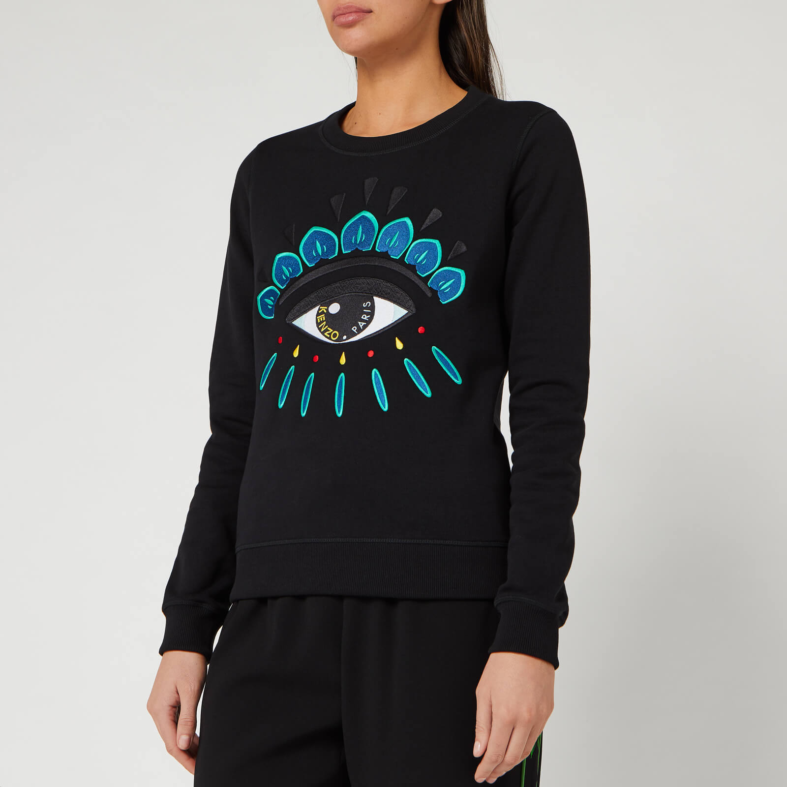 kenzo black eye hoodie