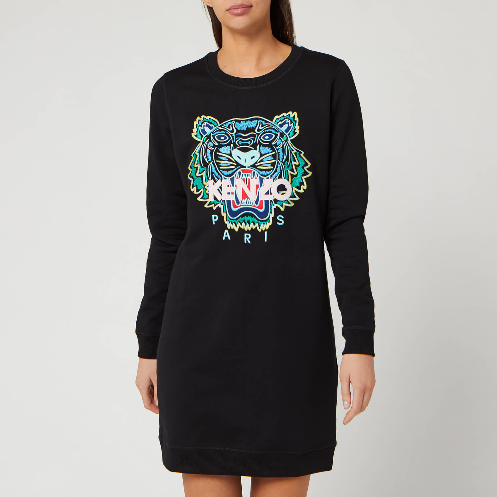 kenzo tiger sweatshirt dress