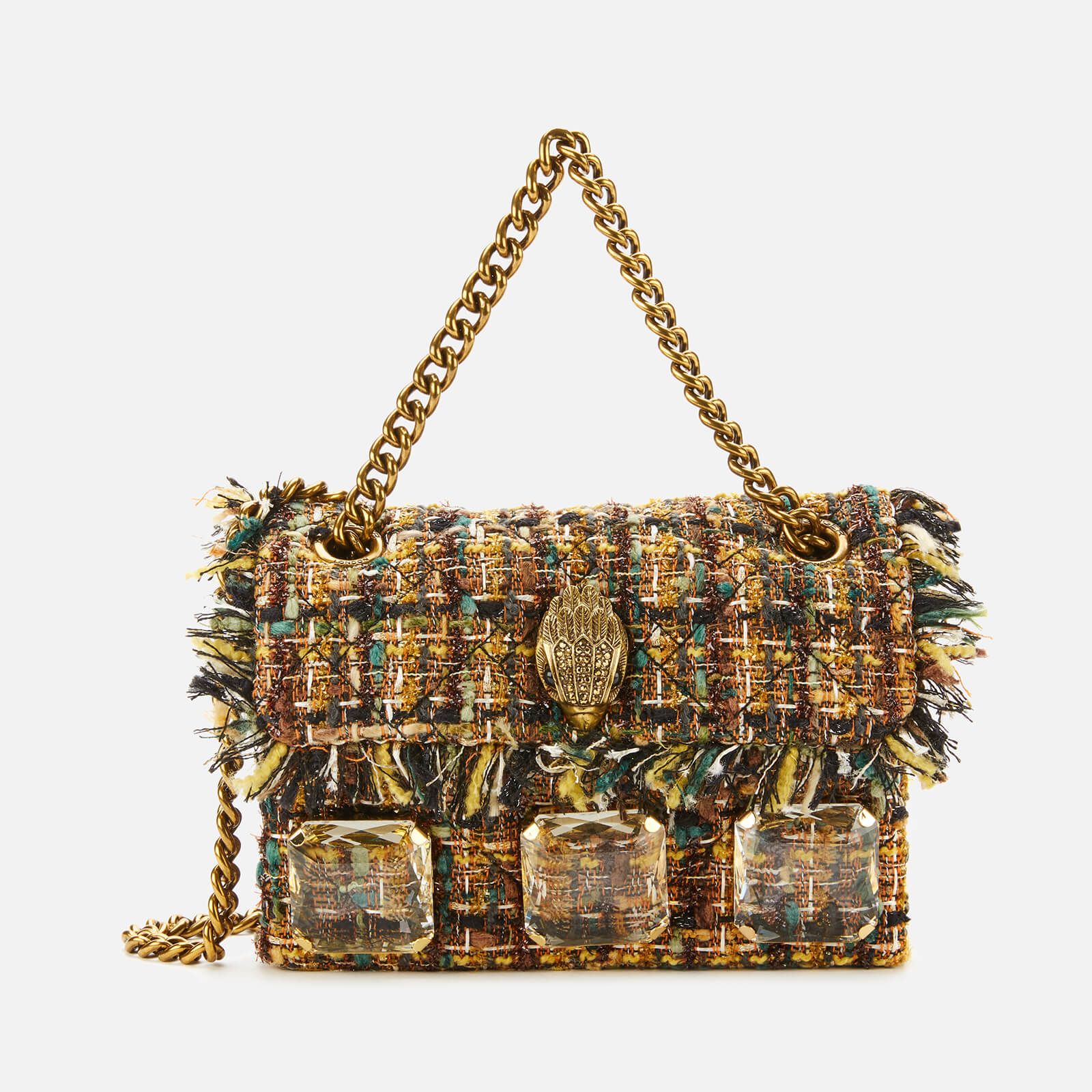 kurt geiger tweed mini kensington bag