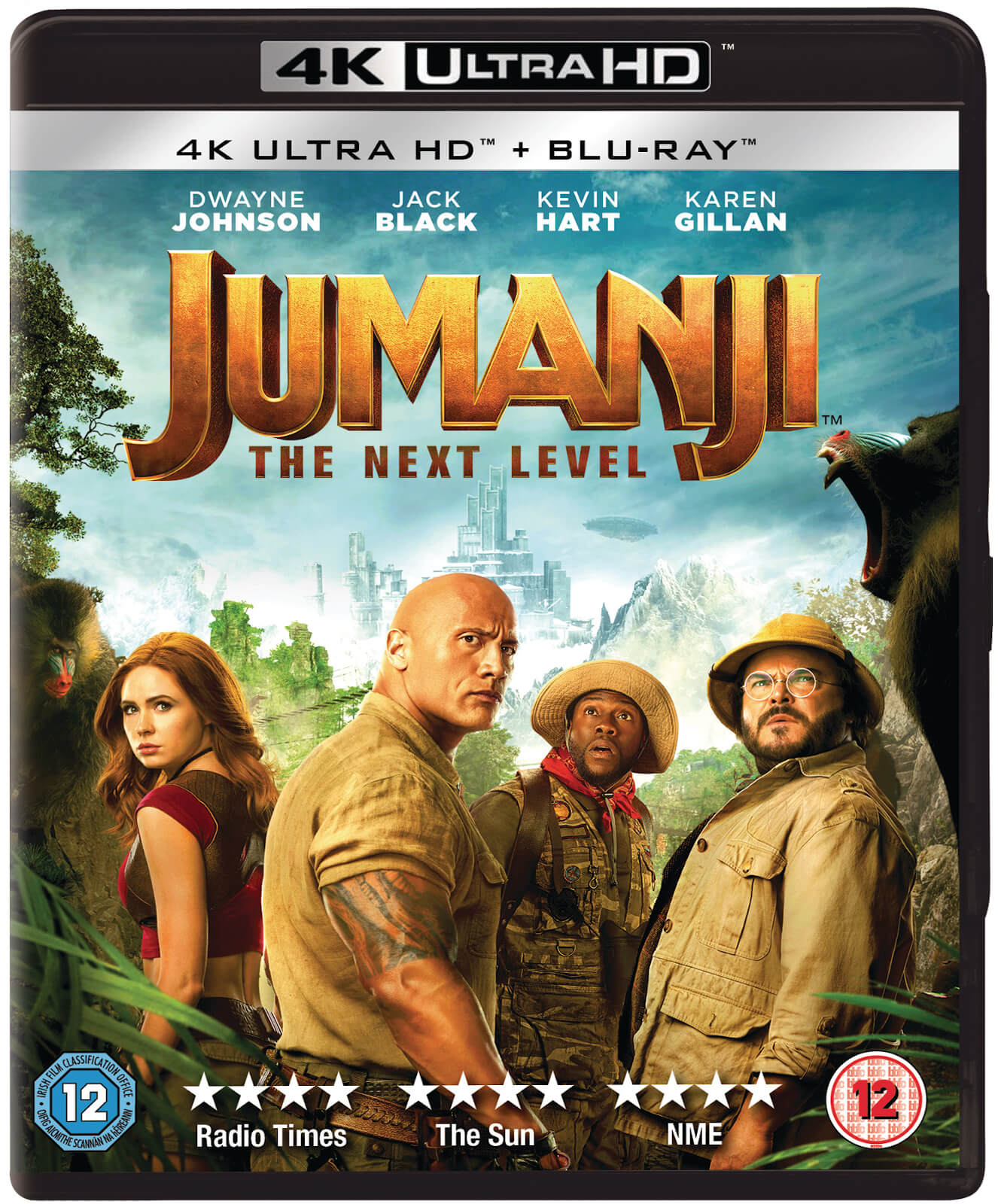 Jumanji The Next Level 4k Ultra Hd Includes Blu Ray Blu Ray