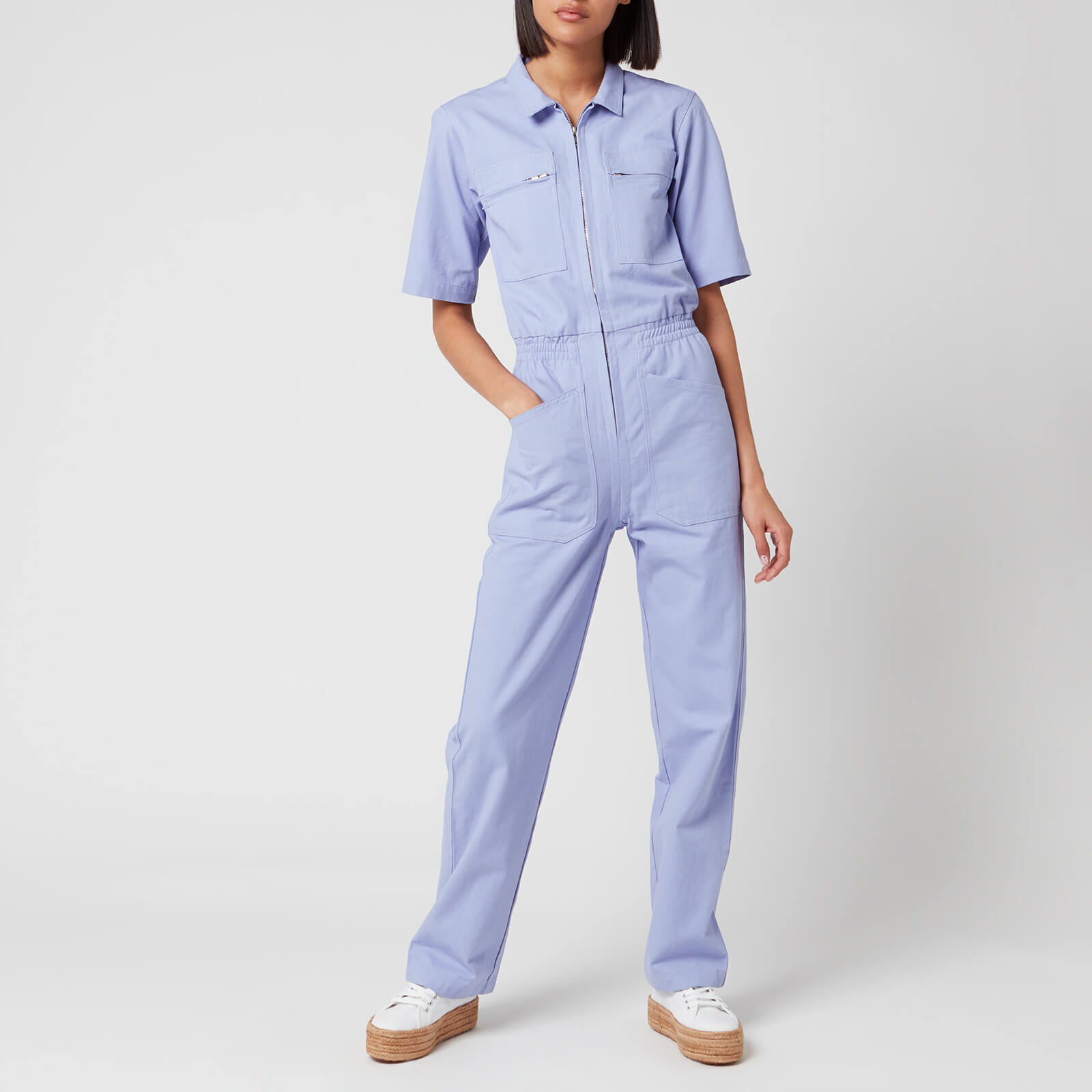 pastel boiler suit