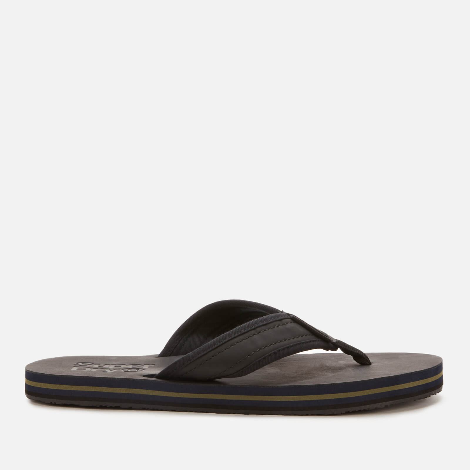 Superdry Men S Premium Flip Flops Black Mens Footwear Thehut Com First of all they look amazing and will. the hut