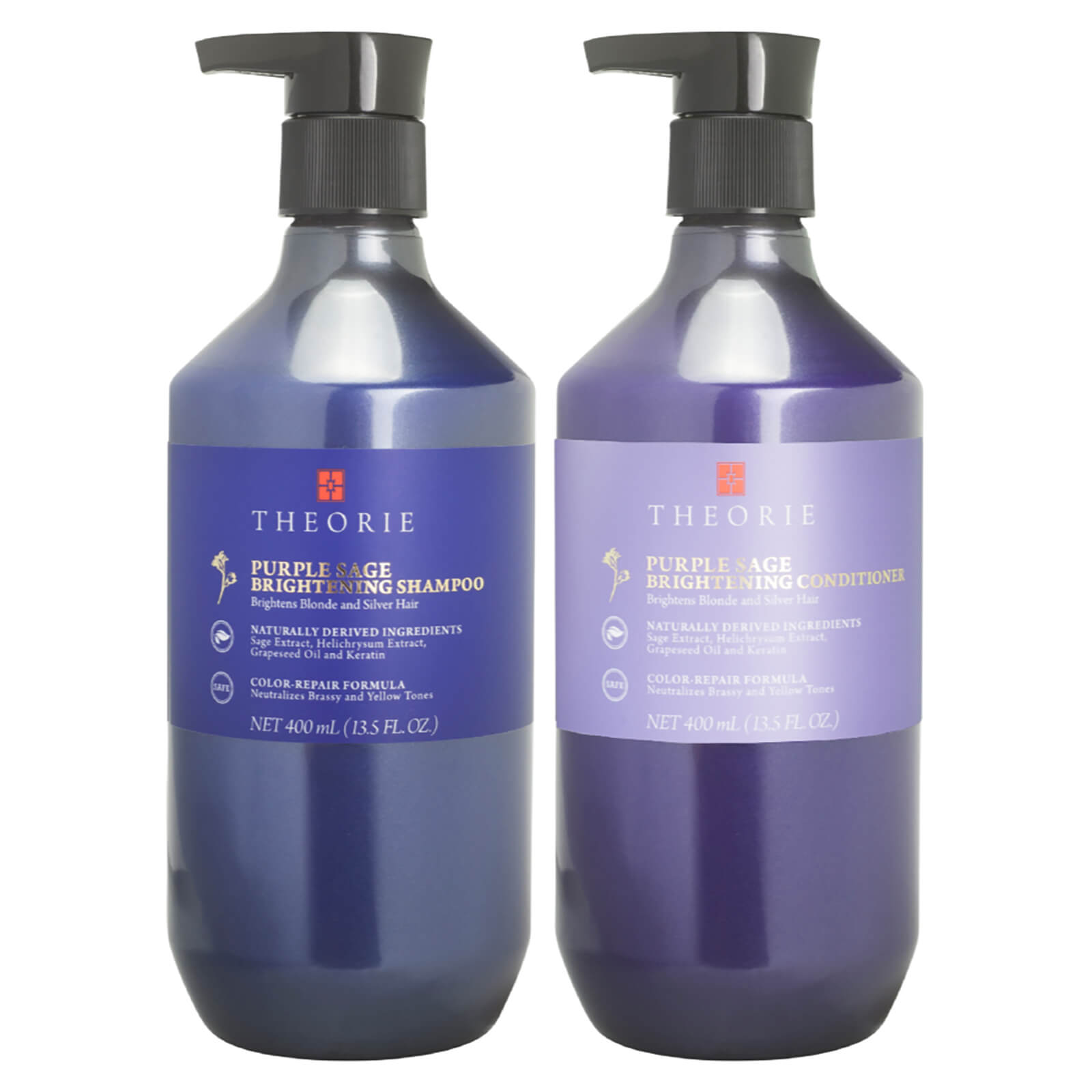 Theorie Purple Sage Brightening Shampoo And Conditioner Duo