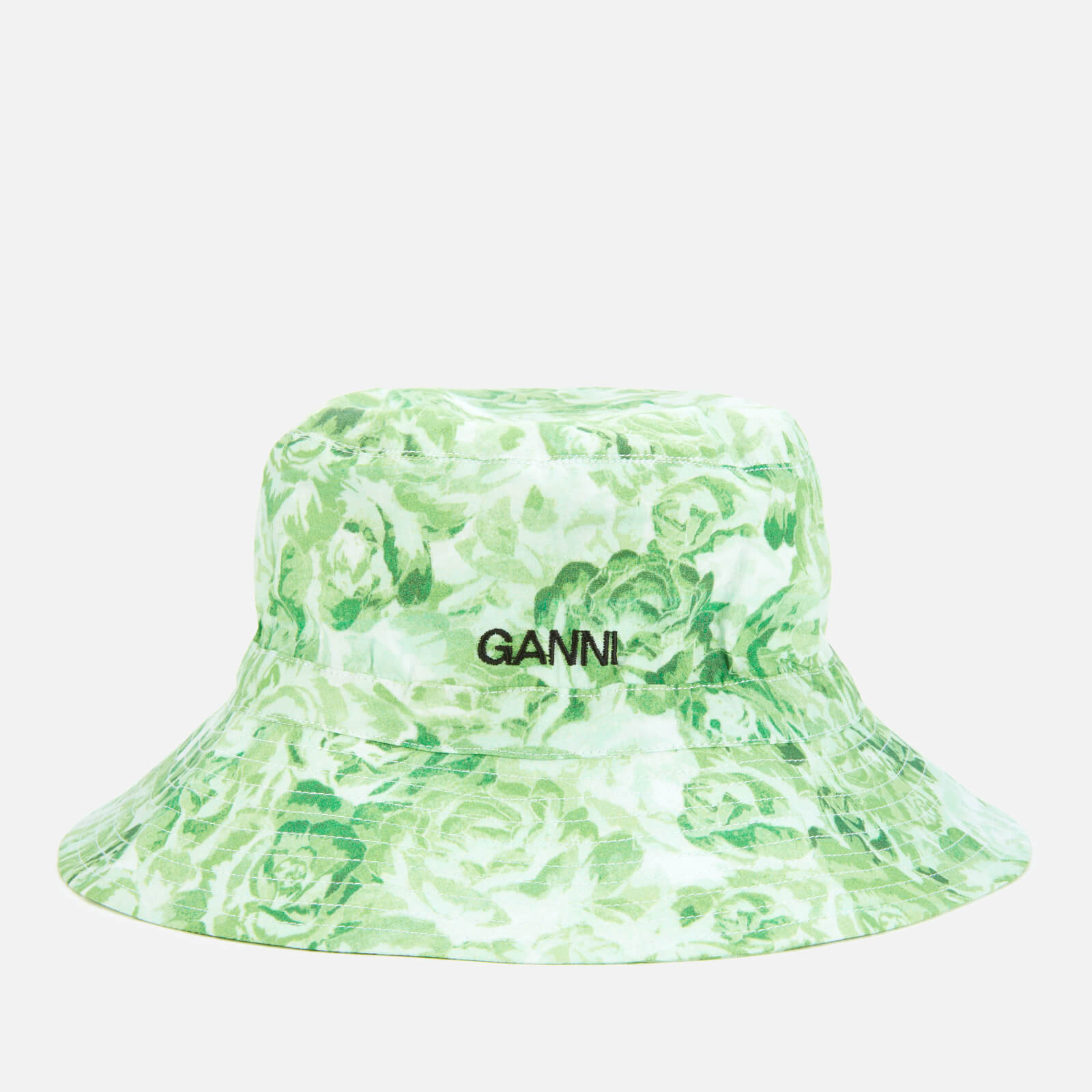 ganni floral bucket hat