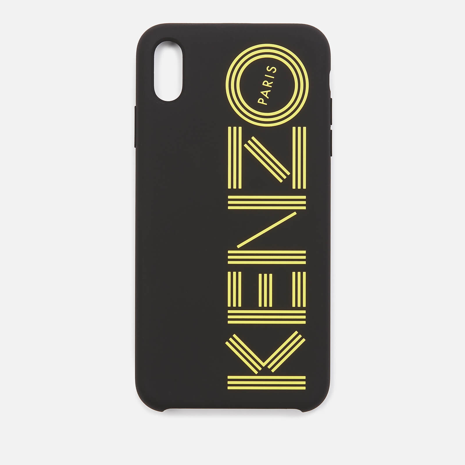 Logo iPhone X Max Case - Black/Yellow 