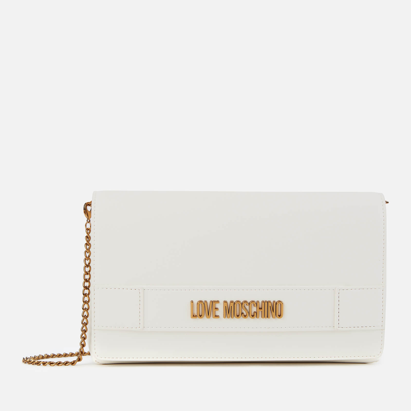 love moschino white bag