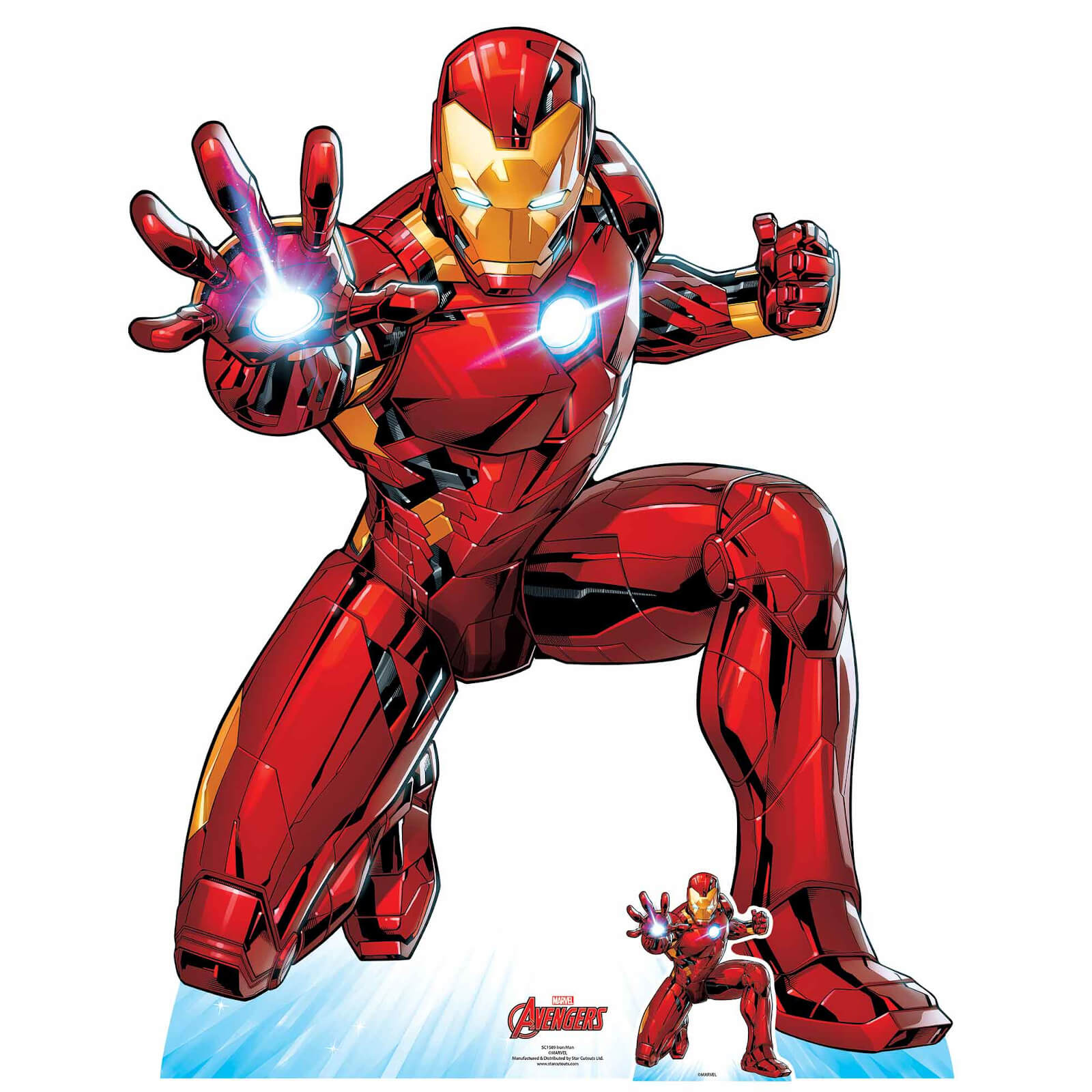 The Avengers Iron Man Lifesized Cardboard Cut Out Merchandise Zavvi Uk
