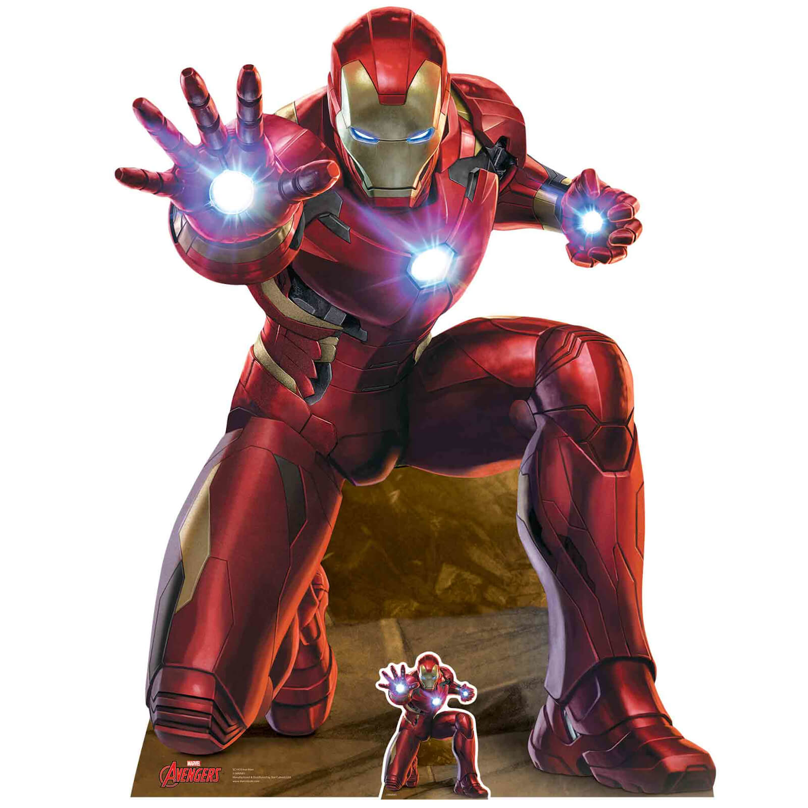 Star Cutouts The Avengers Iron Man Oversized Cardboard Cut Out Merchandise Zavvi Uk