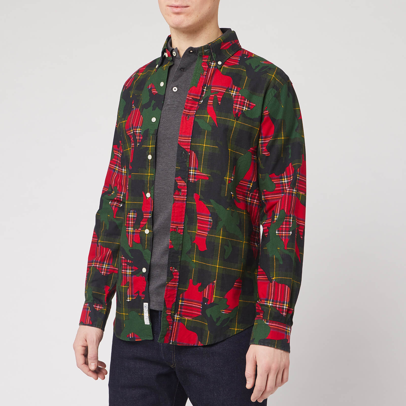 ralph lauren camo oxford shirt