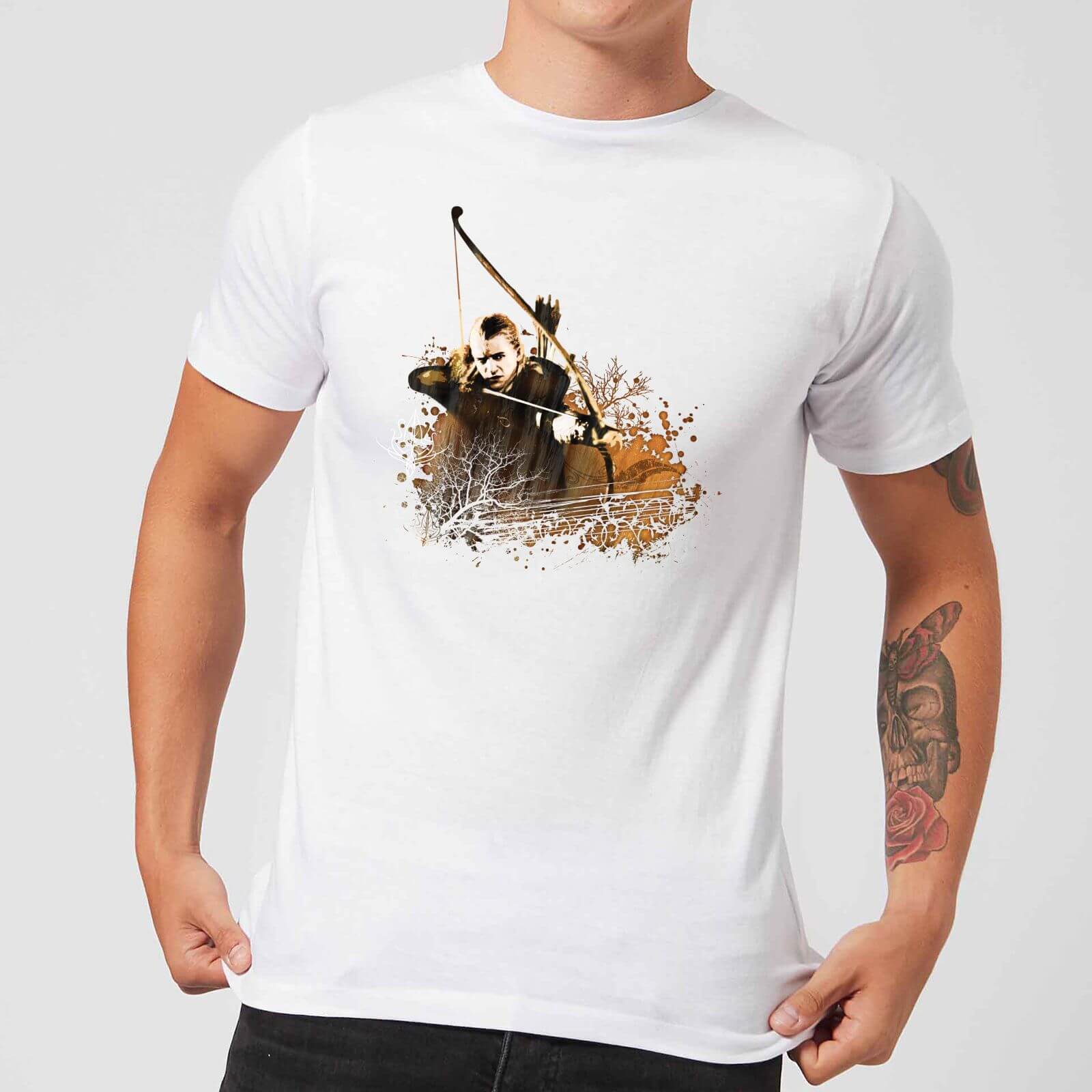 The Lord Of The Rings Legolas Men S T Shirt White Clothing