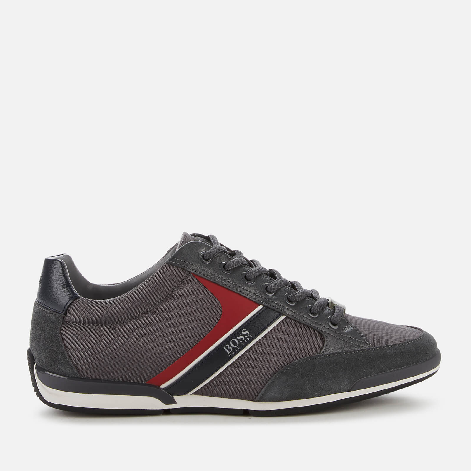 Mens grey hugo boss trainers store